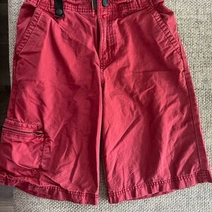 Lot of 4 shorts 12&14. GAP Men's Vibrant Red Cargo Shorts